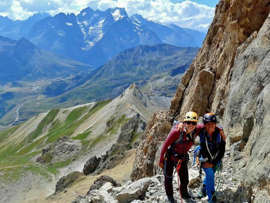 J6: Terrain d'aventure, Grand Galibier, Arête Sud-Ouest, AD 5b P3 4L J6: Terrain d'aventure, Grand Galibier, Arête Sud-Ouest, AD 5b P3 4L